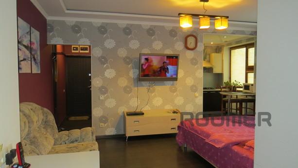 Однокімнатна квартира подобово в Актау, 4 поверх, кухня-студ