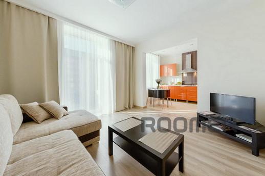 Luxurious two-room apartment Euro-Class in a 2-minute walk f