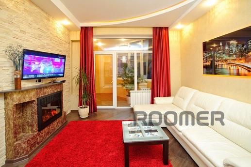 The apartment is located in the heart of the city of Saratov