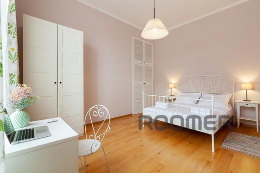 The apartments are located in the very center of the city, b
