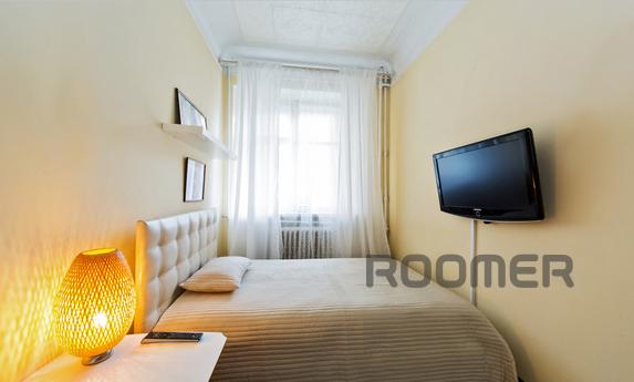 These apartments are located in Moscow, 400 meters from the 