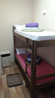 Places in 2-bed mini-rooms (modules) of the hostel are avail