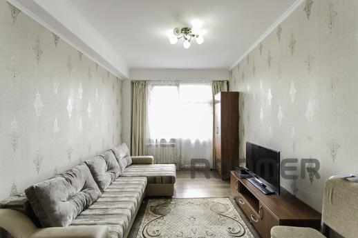 The apartment is in the center of the LCD Dream on Kazybek b