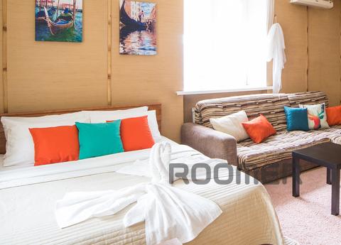 Stylish clean studio apartment in the heart of Omsk Exclusiv
