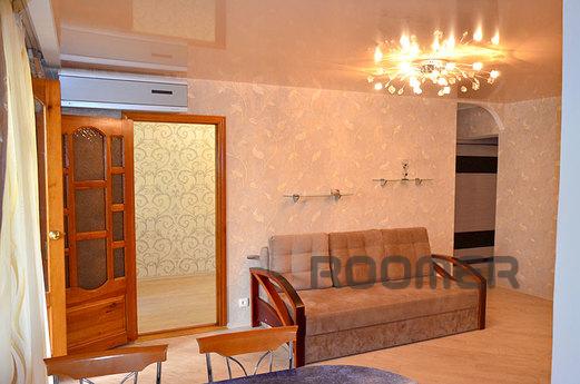 The apartment is decorated in a modern design. Location of t