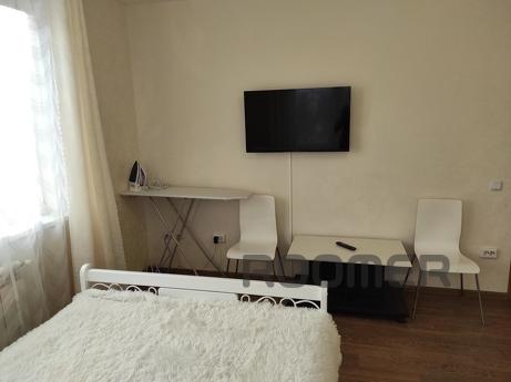 The apartment is renovated. Good furniture, including 2 doub