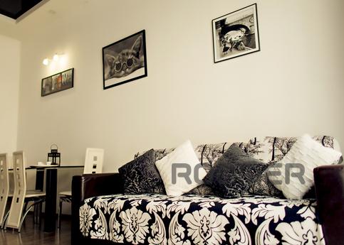 Black and white apartments, Lviv - apartment by the day