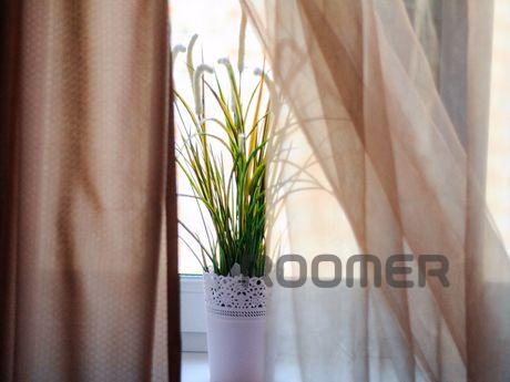 An interesting one-bedroom apartment is presented to your at