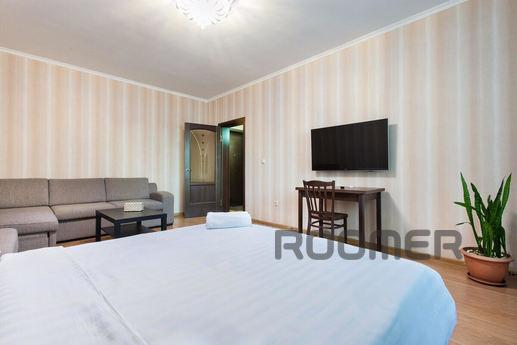 Comfortable apartment in a developed are, Алмати - квартира подобово