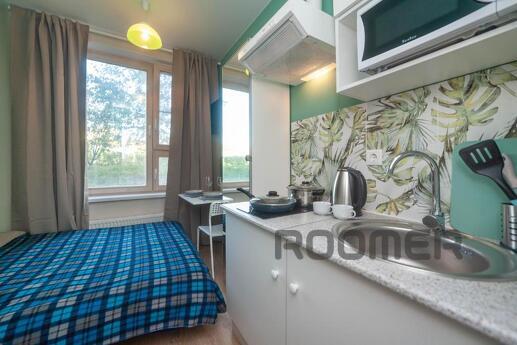 The apartment is located in the business-class residential c