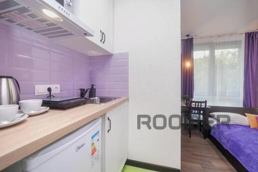 Cozy studio in the residential complex Donskoy kvartal, Москва - квартира подобово