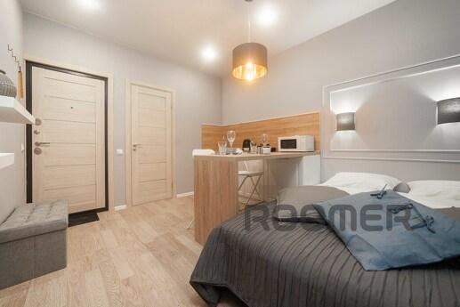 The studio has everything for your relaxation: TV, bed linen