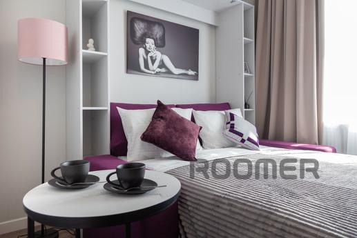 A modern studio apartment is for rent in the business-class 