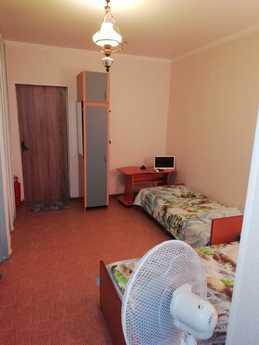 Guest house one-room, one-story with 3 single beds, furnitur