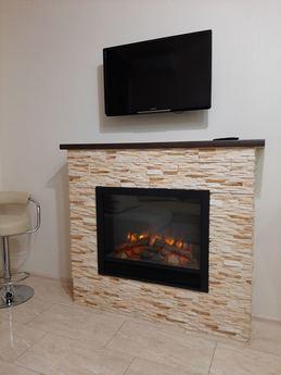 Apartment with fireplace, metro Pavlova, Kharkiv - apartment by the day