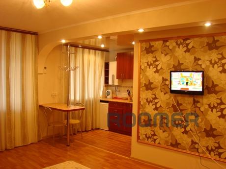 Beautiful one-bedroom apartment-studio is equipped with all 