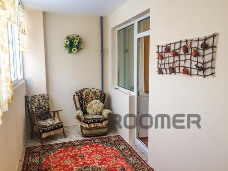 1k in a new house near the center, Perm - apartment by the day