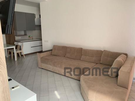 Stylish one-room apartment for daily rent in the Gagarin Pla