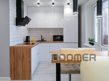1-room apartment with Jacuzzi, Krasnoyarsk - apartment by the day