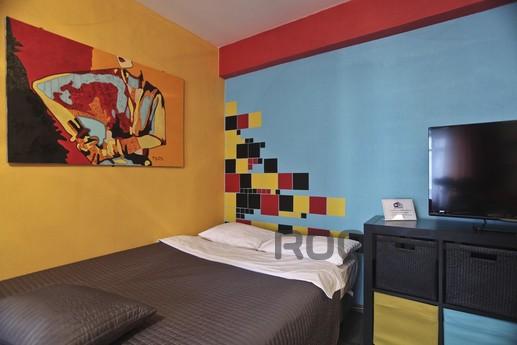 Яркая 3-комнатная  на Белорусской (027), Москва - квартира посуточно