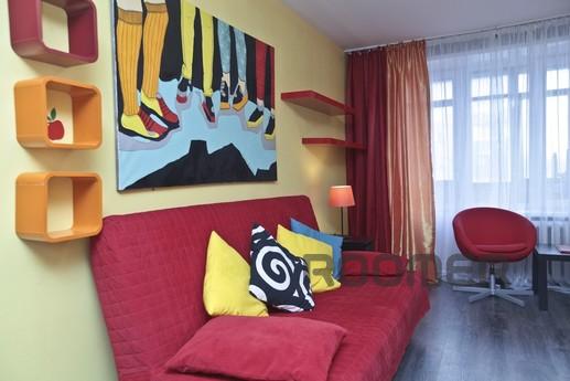 Яркая 3-комнатная  на Белорусской (027), Москва - квартира посуточно