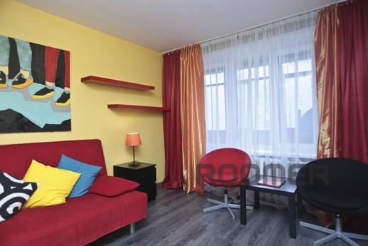 Яркая 3-комнатная  на Белорусской (027), Москва - квартира посуточно
