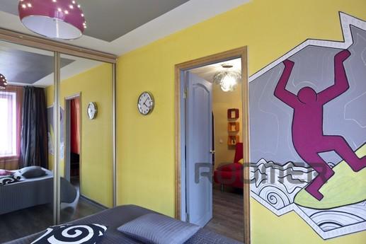 Яркая 3-комнатная  на Белорусской (027), Москва - квартира посуточно