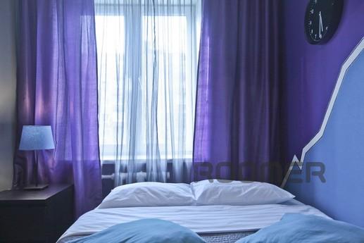 Яркая 3-комнатная  на Белорусской (027), Москва - квартира посуточно