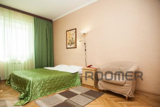 The apartment is located in the historical center of Moscow,