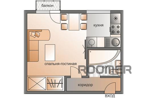 1 bedroom apartment business class (114), Moscow - apartment by the day