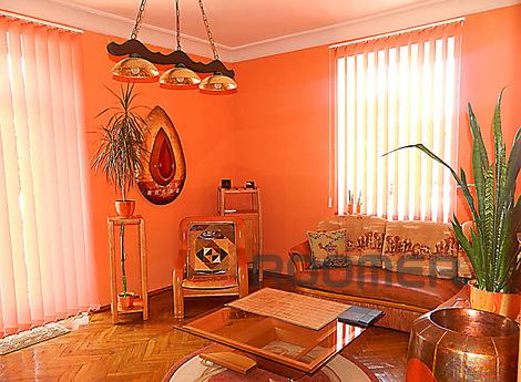The apartment is located in the historic center of the city.