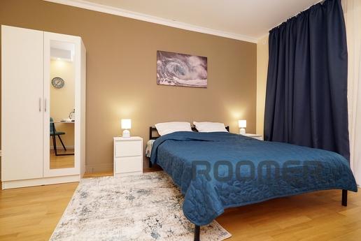 The studio apartment is located in a respectable quarter of 