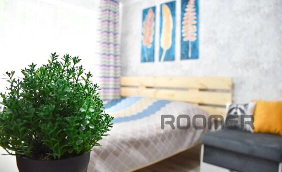 Studio is a room with a kitchenette and its own bathroom. Ho