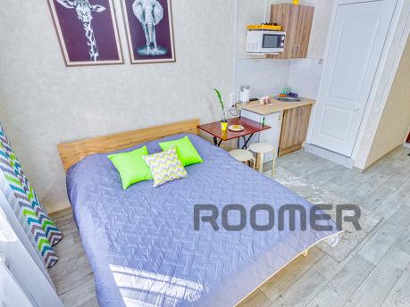A homely, cozy double studio on Tole bi Vesnovka. In the cou