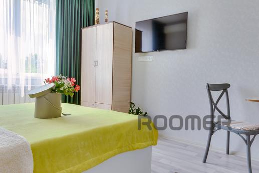 Cozy bright studio on Abaya-Saina, Almaty - apartment by the day