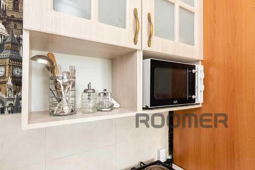 Bright studio overlooking Alatau, Almaty - apartment by the day
