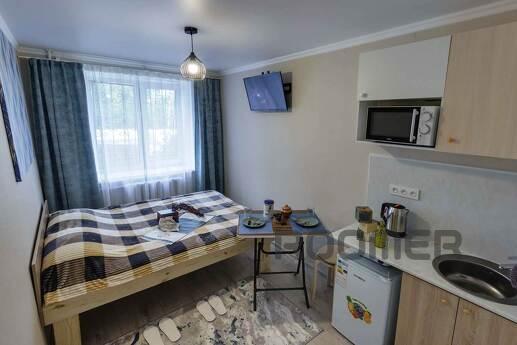Bright studio in the upper part of the city, Almaty - apartment by the day