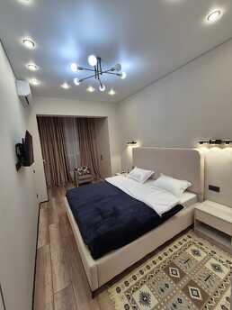 A 1-room apartment in the center of Almaty is for rent. It i