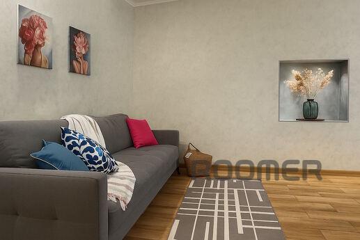 Stylish 2-room suite on Metallurgov, Zaporizhzhia - apartment by the day