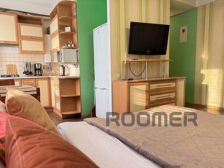 The apartment is located in the city center, a 5-minute walk