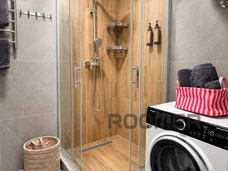 Designer European-style two-room apartment in the Grani residential complex, Dnipro (Dnipropetrovsk) - apartment by the day
