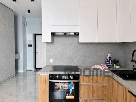 Designer European-style two-room apartment in the Grani residential complex, Dnipro (Dnipropetrovsk) - apartment by the day