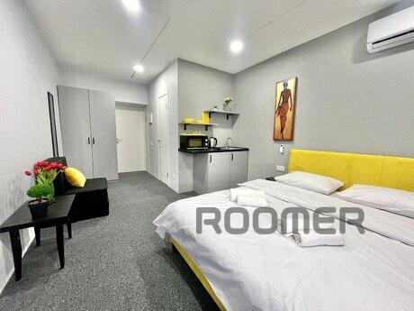 The apartments are located at the address: st. Olesya Goncha