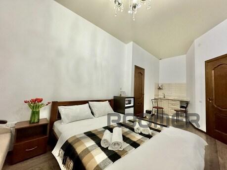 Комфортабельні апартаменти знаходяться в центрі Києва, за ад